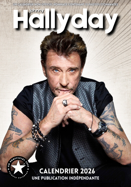 Kalendar 2026 Johnny Hallyday