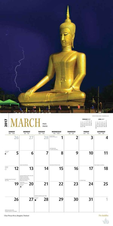 Kalenteri 2017 Buddha