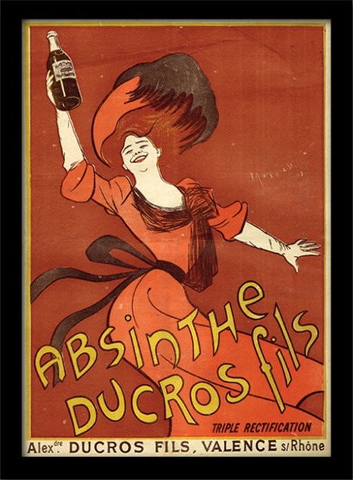 Kehystetty juliste Absintti - Absinthe Ducros