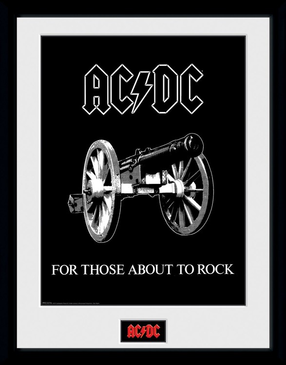 Kehystetty juliste AC/DC - For Those About to Rock
