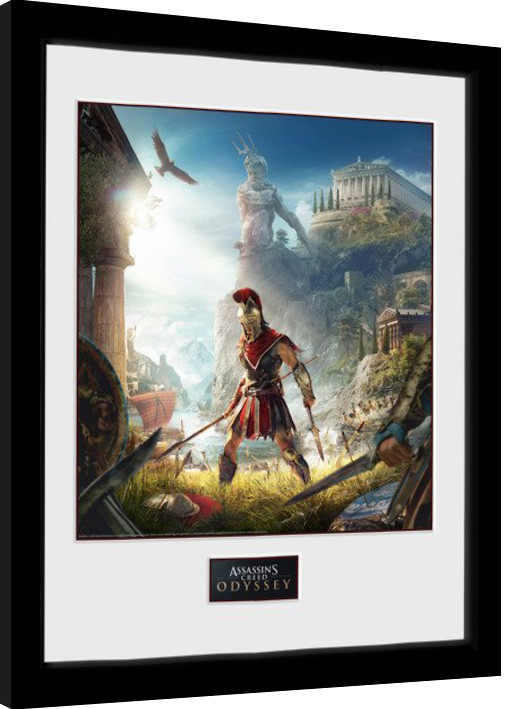 Kehystetty juliste Assassins Creed Odyssey - Key Art