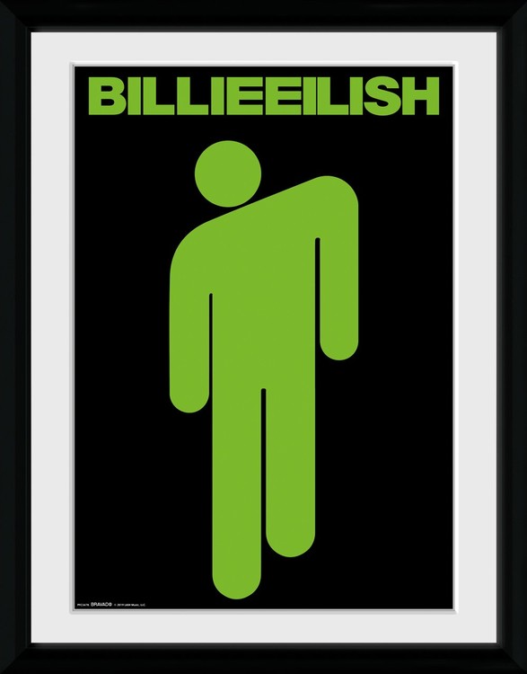 Kehystetty juliste Billie Eilish - Stickman