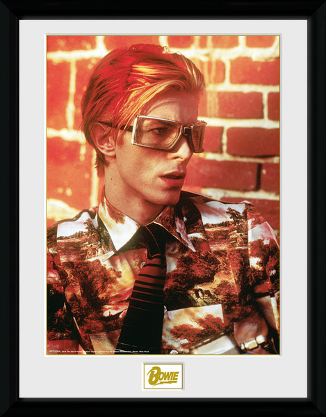 Kehystetty juliste David Bowie - Glasses