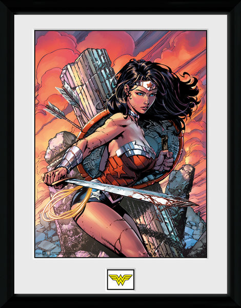 Kehystetty juliste DC Comics - Wonder Woman Sword