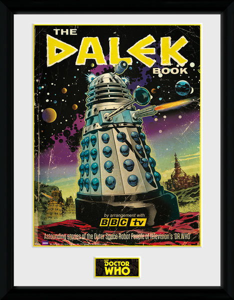 Kehystetty juliste Doctor Who - The Dalek Book
