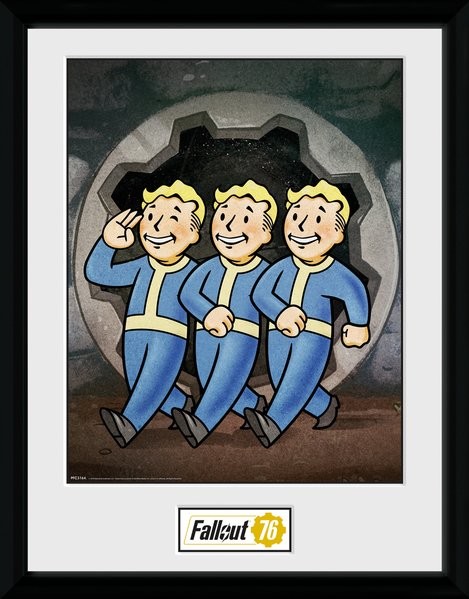 Fallout 76 - Vault Boys Kehystetty juliste