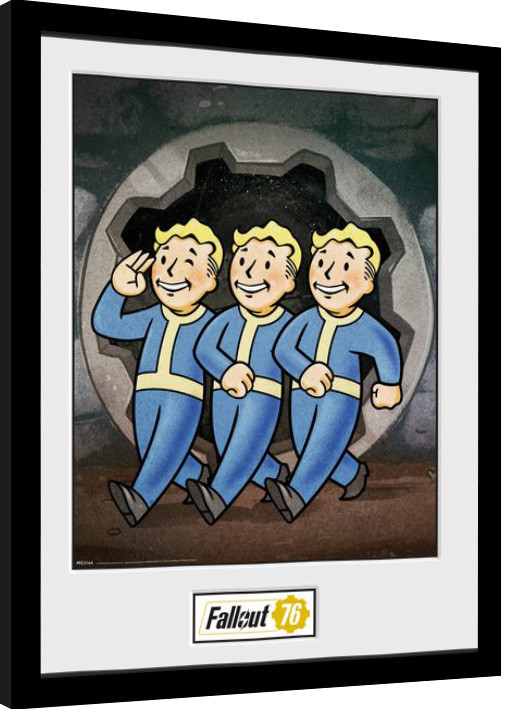 Fallout 76 - Vault Boys Kehystetty juliste