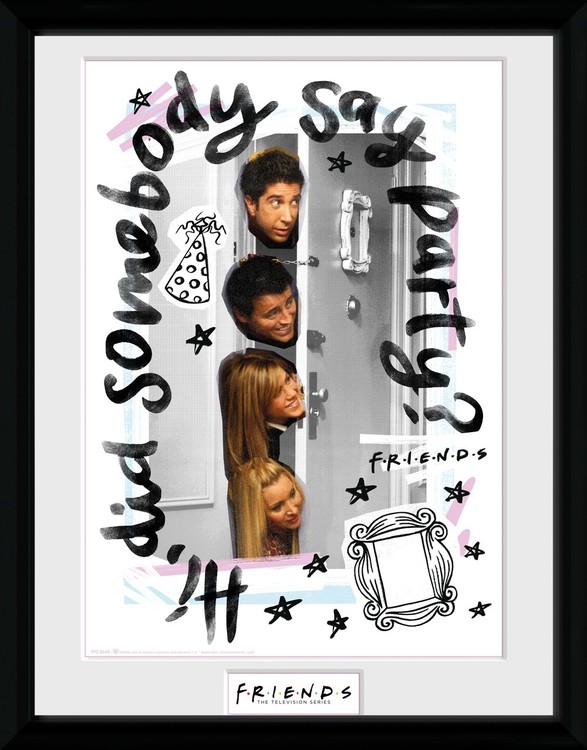 Friends - Party Kehystetty juliste