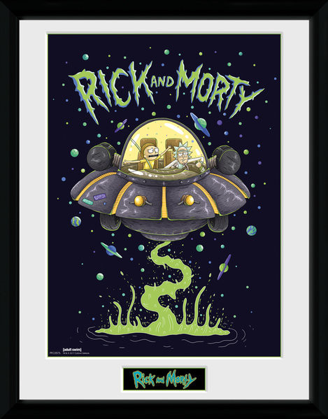 Kehystetty juliste Rick and Morty - Ship