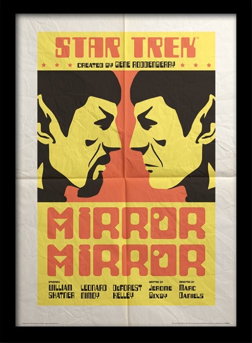 Kehystetty juliste Star Trek - Mirror Mirror