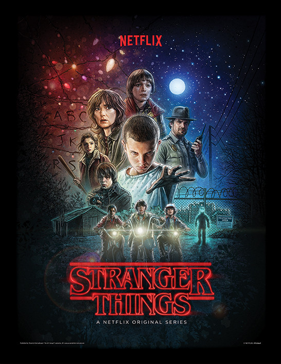 Stranger Things - One Sheet Kehystetty juliste