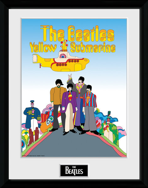 Kehystetty juliste The Beatles - Yellow Submarine