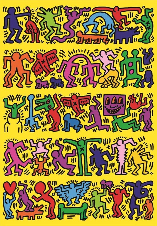 Keith Haring Collage : Art Puzzle 1000 pieces