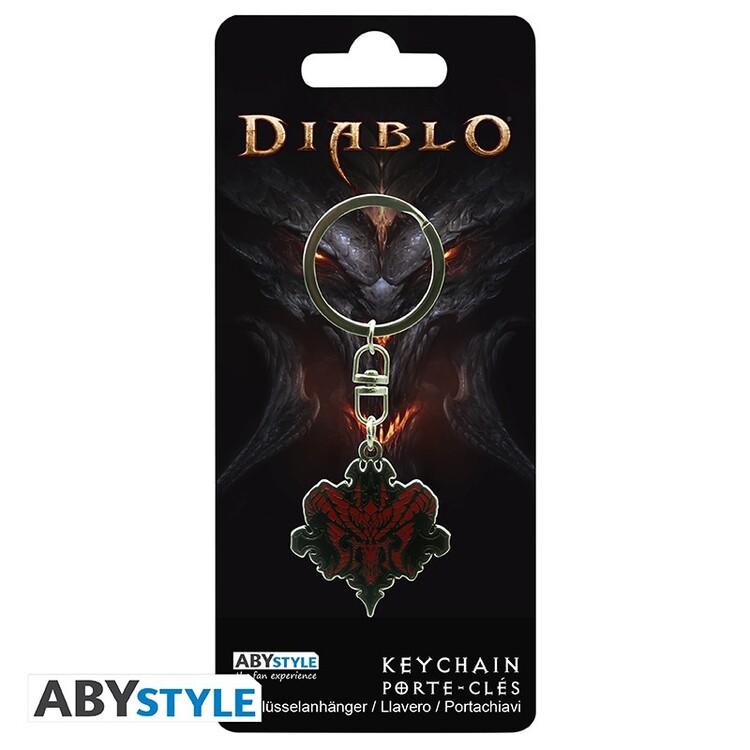 Diablo: Logo Metal Keychain