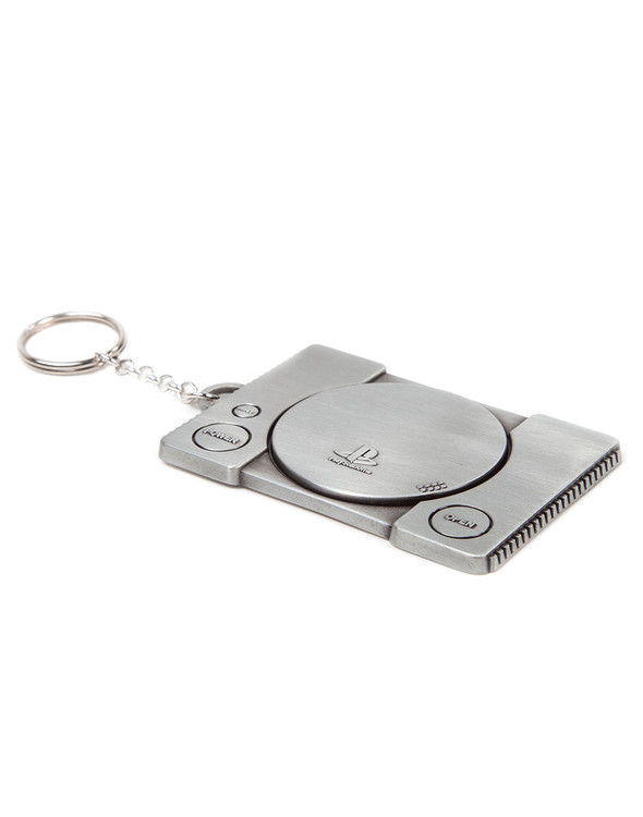 Keychain PlayStation - Console Metal