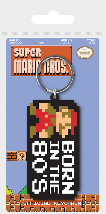 Keychain Super Mario Bros. - Born In The 80's