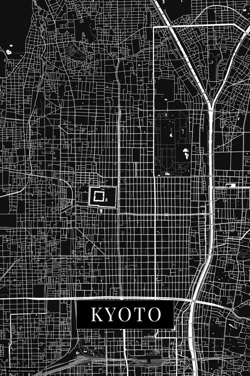 Фотошпалери Kjóto black