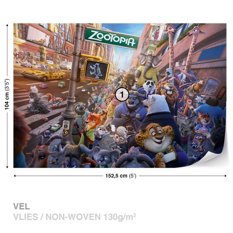 Walt Disney Zootopia Tapetti, Valokuvatapetti 