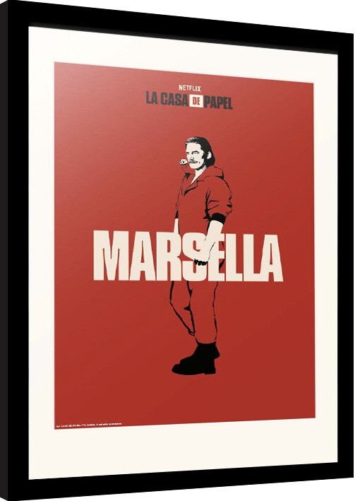 Uokvireni poster La Casa De Papel - Marsella