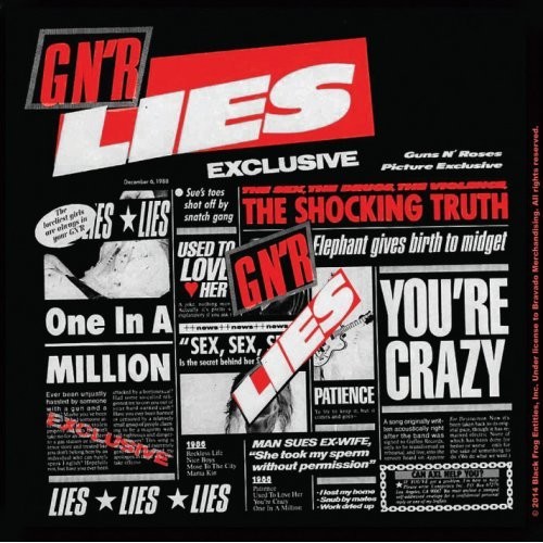 Lasinalunen Guns N Roses – Lies