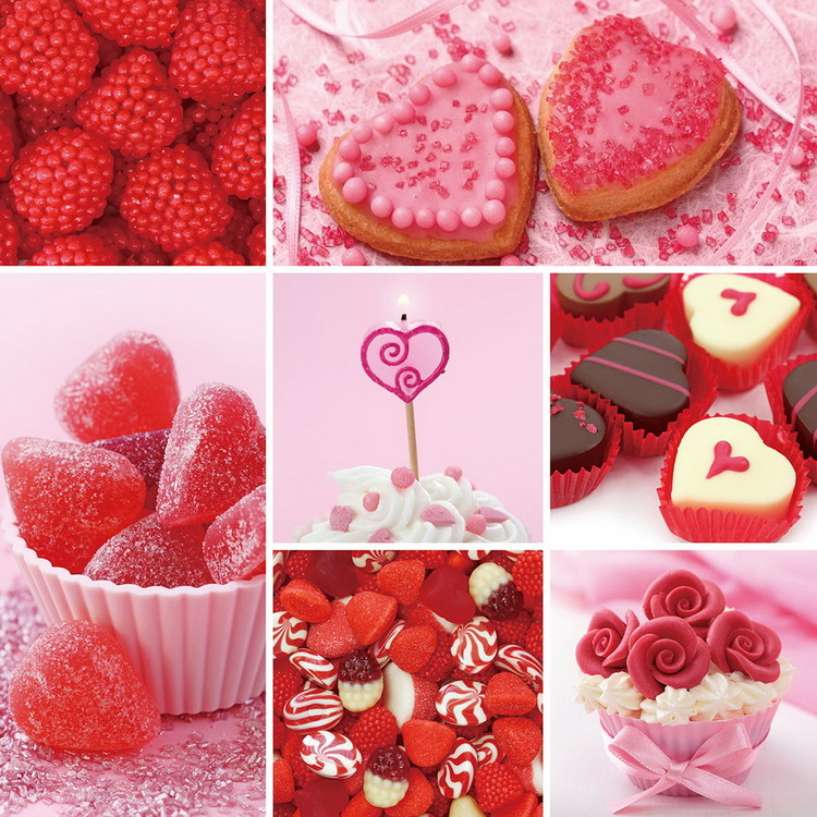Lasitaulu Hearts - Red