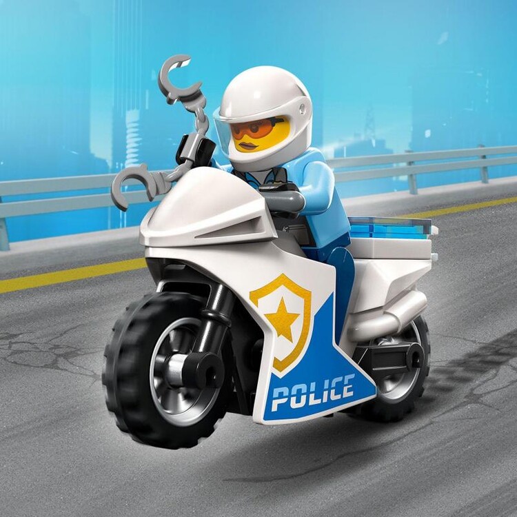 Building Kit Lego City - Car Chase with Police Motorcycle, Posters, gifts,  merchandise