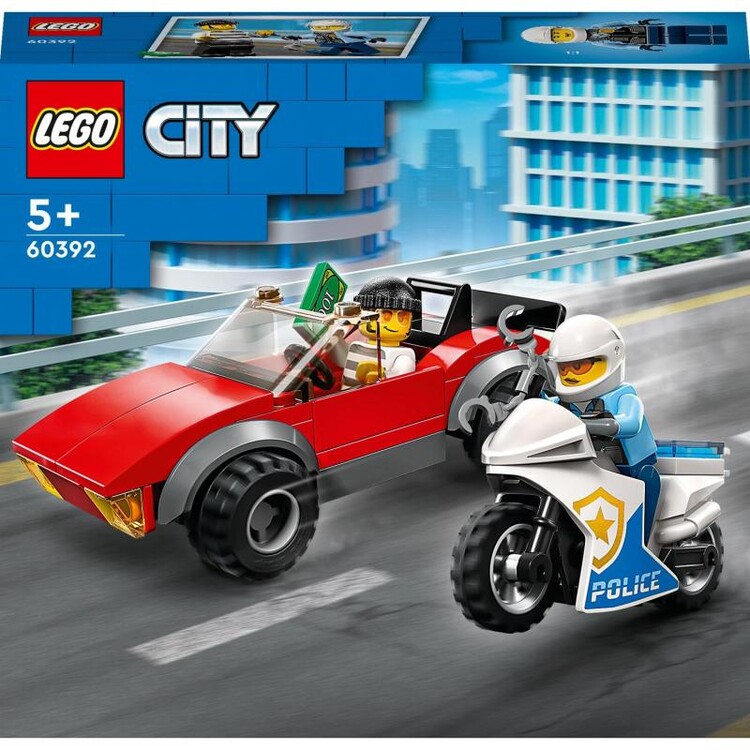Building Kit Lego City - Car Chase with Police Motorcycle, Posters, gifts,  merchandise