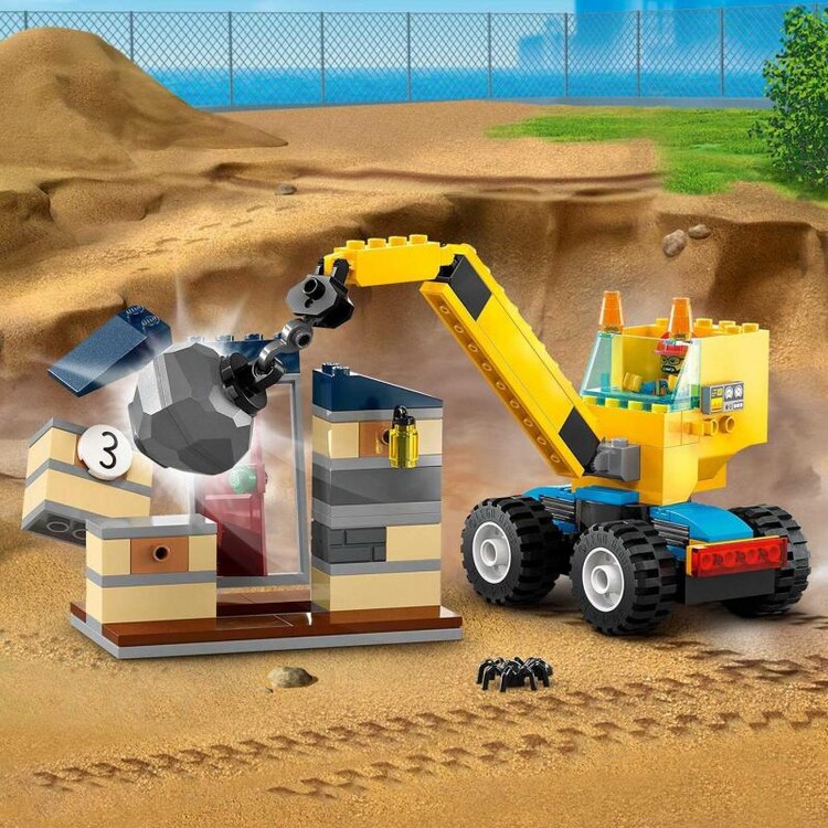 Building Kit Lego City - Construction Vehicles and Demolition Ball