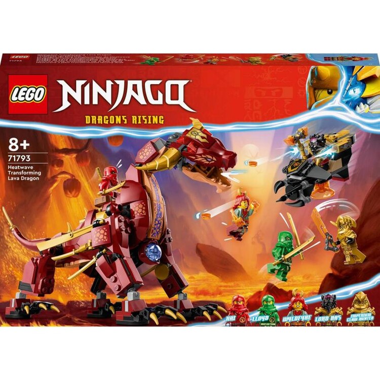 Building Kit Lego Ninjago - Heatwave and His Lava Dragon