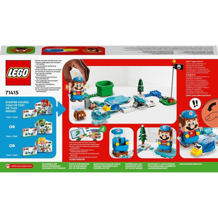 Building Kit Lego Super Mario - Frozen world - expansion set, Posters,  gifts, merchandise