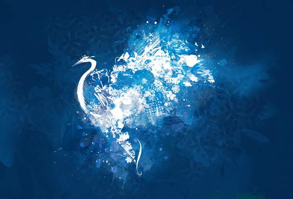 Bilde på lerret Feathered Flowers, 2015