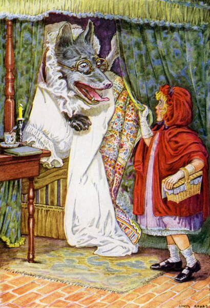 Αυτοκόλλητο Little Red Riding Hood