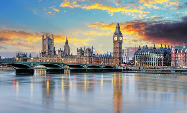 Наклейка London at sunset