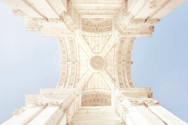 Αυτοκόλλητο Looking up at the underside of