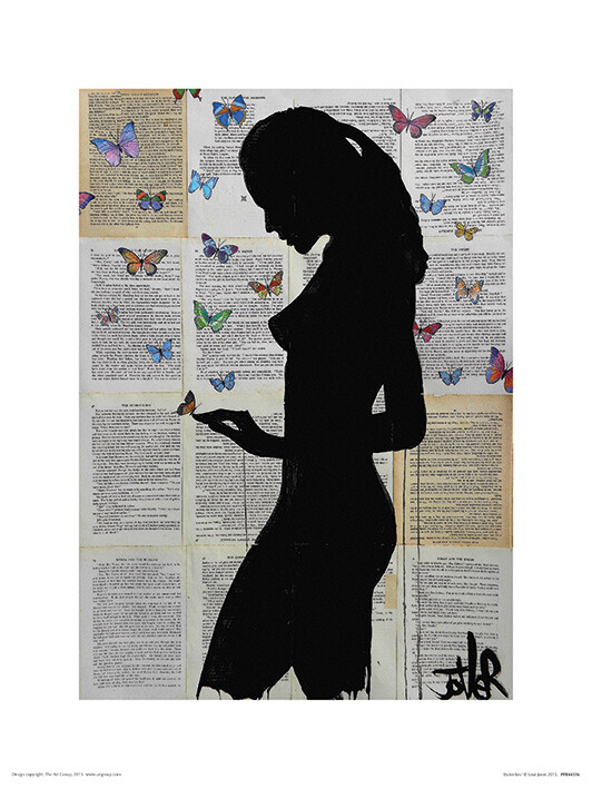 Art Print Loui Jover - Butterflies