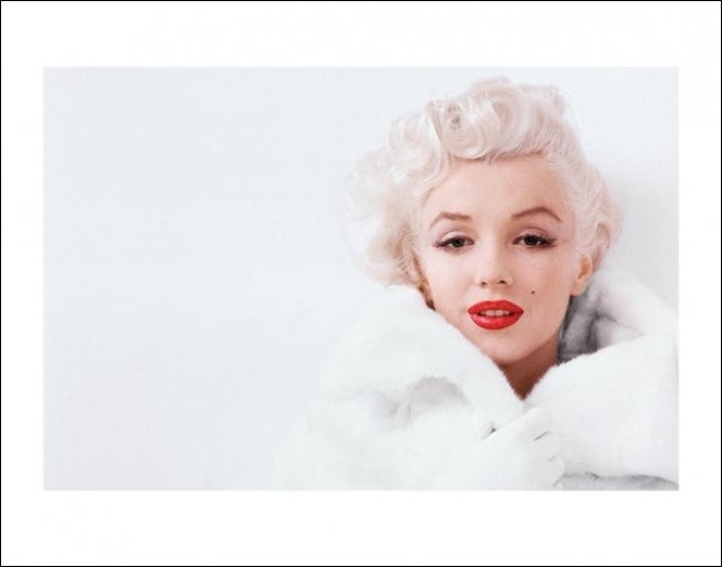 Art Print Marilyn Monroe - White