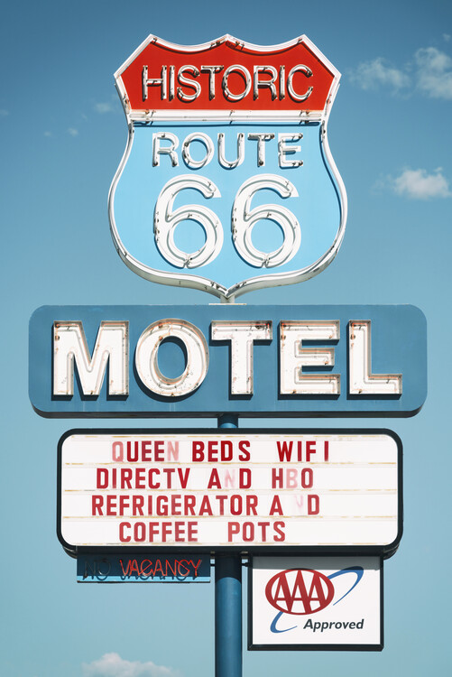 Arte Fotográfica American West - Motel 66