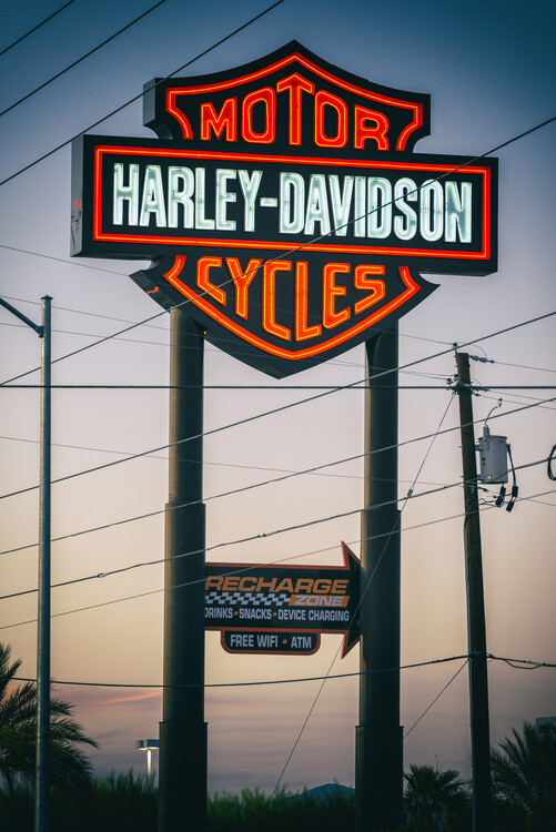 Art Photography American West - Vegas Motor Cycles