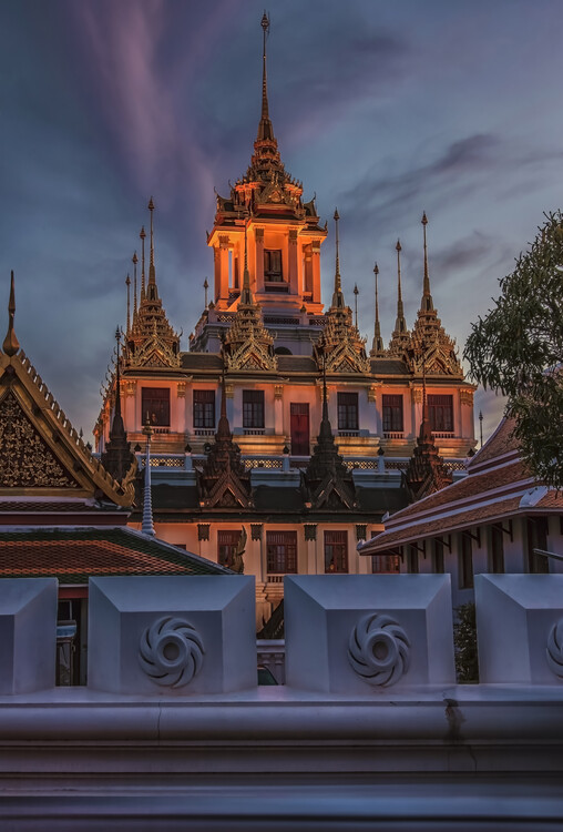 Taide valokuvaus Bangkok Sunset