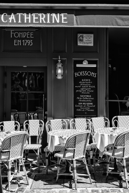 Valokuvataide Black Montmartre - Café Paris
