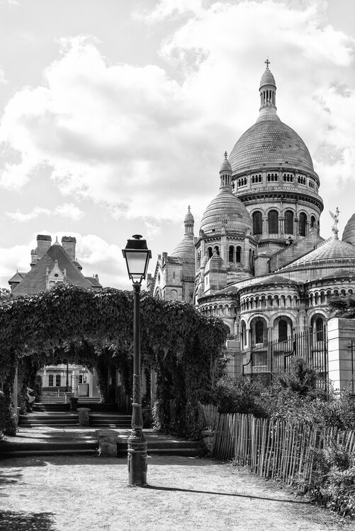 Valokuvataide Black Montmartre - Sacre-Coeur Basilica