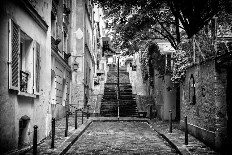 Arte Fotográfica Black Montmartre - Walk in Montmartre