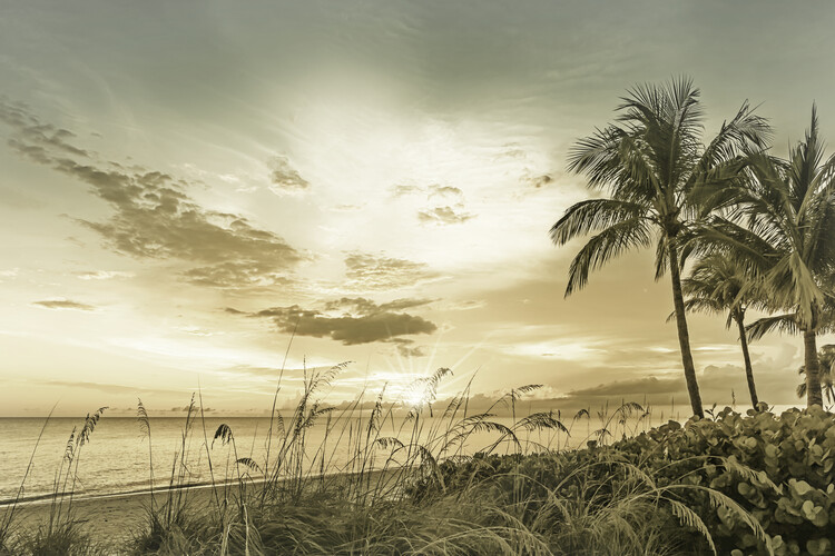 Taide valokuvaus BONITA BEACH Sunset | Vintage