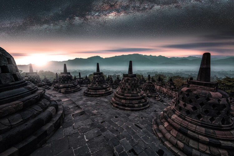 Arte Fotográfica Borobudur Morning