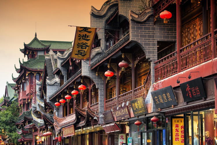 Canvas Print China 10MKm2 Collection - Chinese Architecture