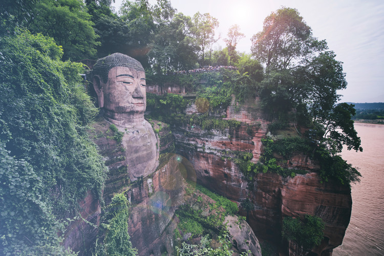 Canvas Print China 10MKm2 Collection - Giant Buddha of Leshan