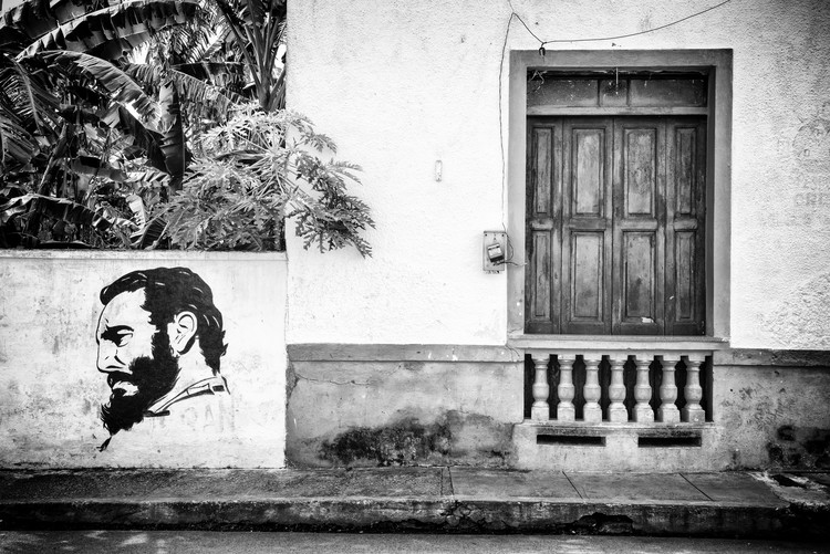 Canvas Print Cuban Façade