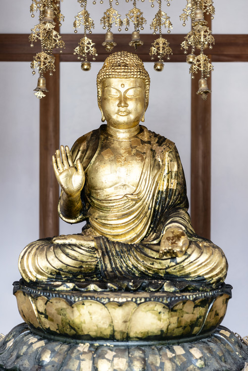 Canvas Print Golden Buddha