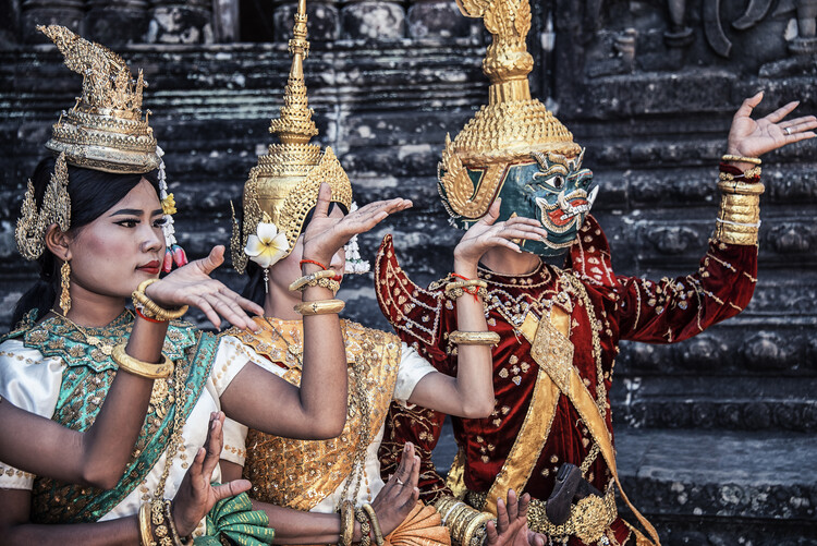 Taide valokuvaus Khmer Dancing