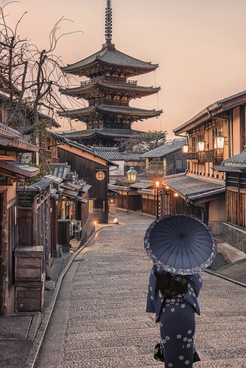 Taide valokuvaus Kyoto Street